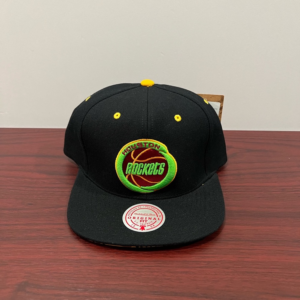 Mitchell And Ness, SnapBack Hat, Houston Rockets